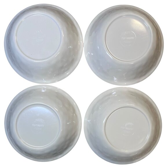 Four Pier 1 Imports Melamine 7.5” Royal Regal Trellis Cereal Bowls - Picture 9 of 13